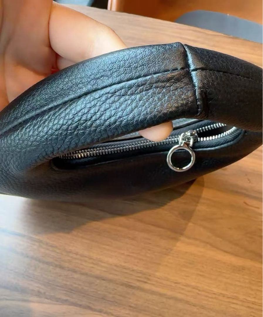 Aeta ブラックハンドバッグSz/-