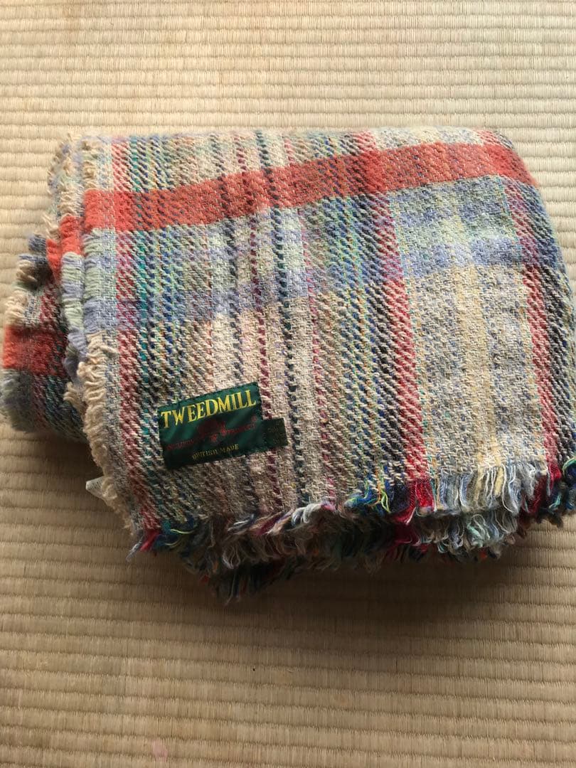 TWEEDMILL マルチカラーブランケット　fog linen work