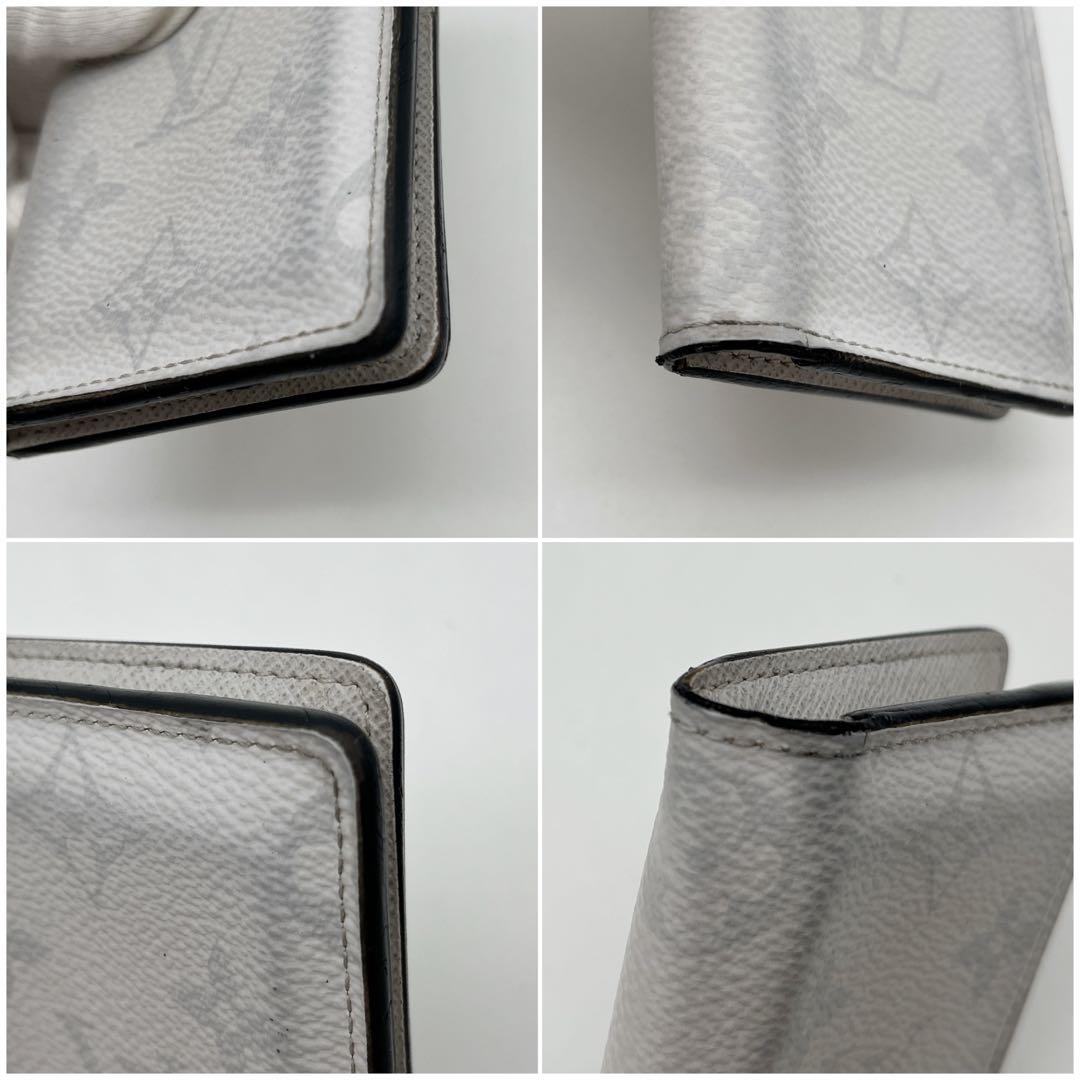 ルイヴィトン　オーガナイザードゥポッシュ タイガラマ　名刺入れ　白　近年