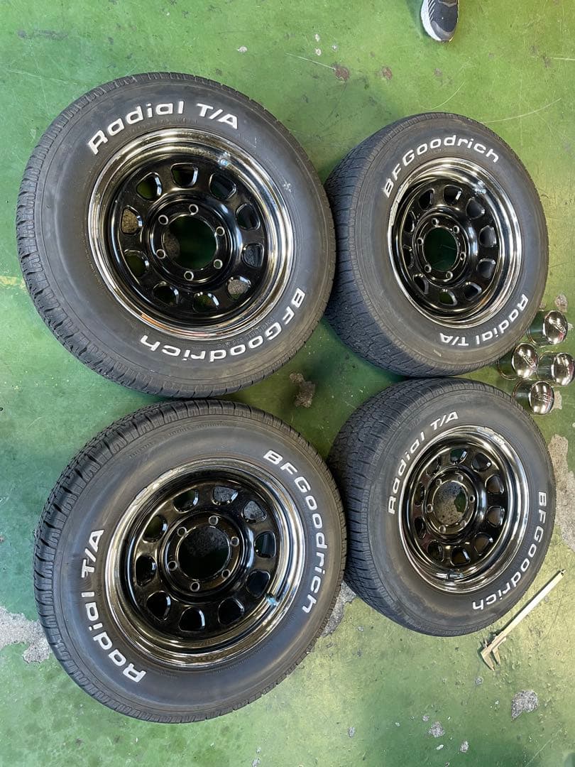 デイトナ グッドリッチ ハイエース 215/65R15 6H 4本 7J＋35