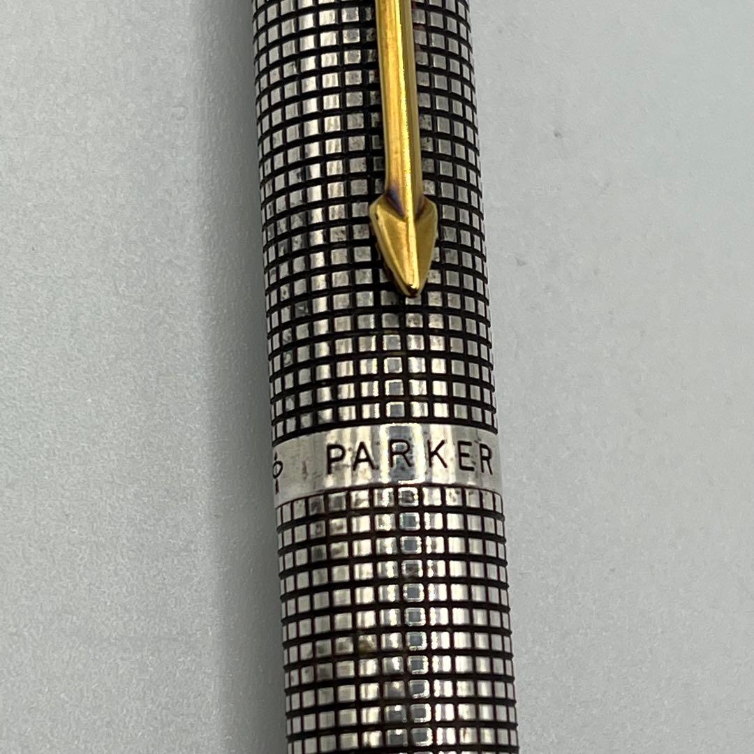 PARKER パーカー 万年筆 スターリングシルバー ペン先 14K F