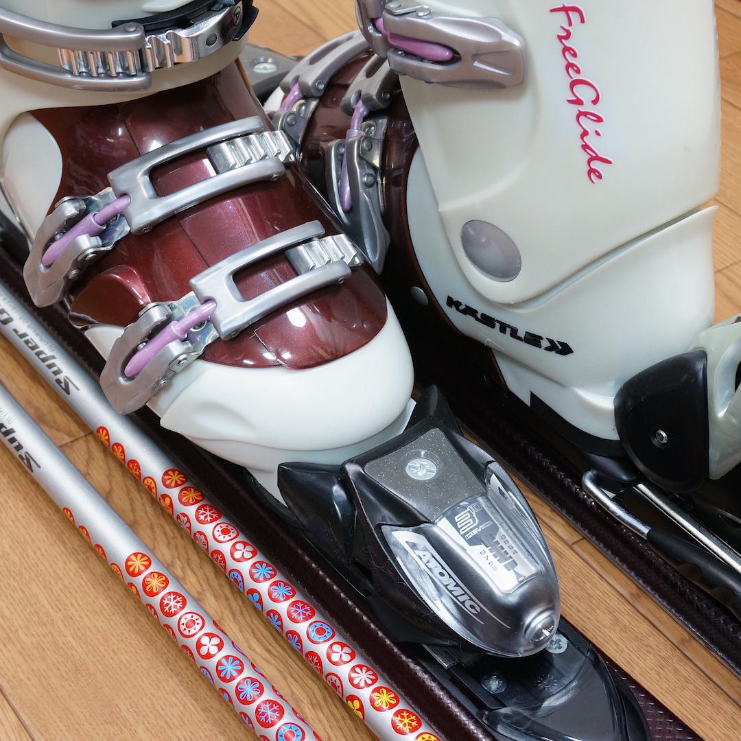 メンテ済 138cm靴24～24.5cm DYNAMIC スキーセット (140