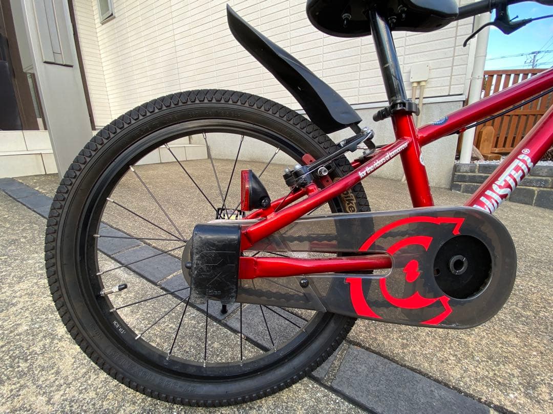 福岡市東区和白引き取り限定　D-Bike MASTER＋ 18インチ 補助輪付き