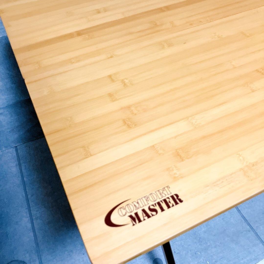 【極美品】Coleman バンブーラウンジ テーブル100 アウトドア用品