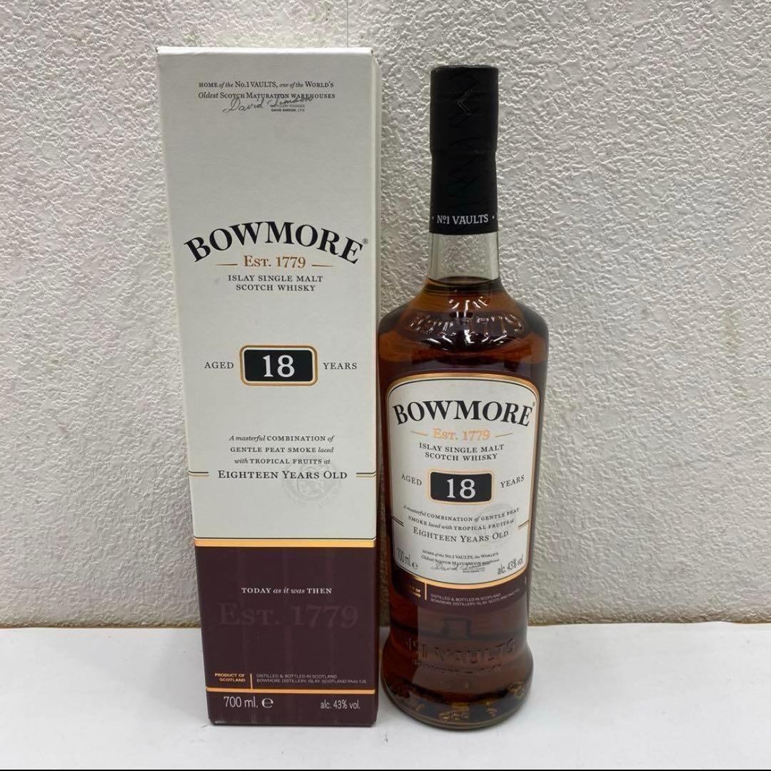 【未開栓品】BOWMORE 18年 700ml　シングルモルトウイスキー