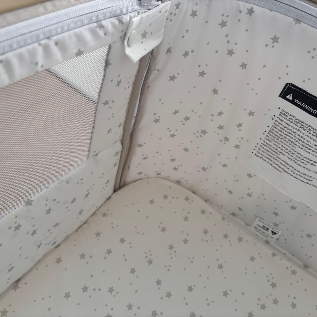 2025最新型モデル　HZDMJ ベビーベッド　カーキ