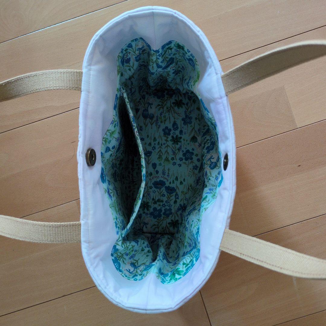 薔薇のハワイアンキルトバッグ　ハンドメイド