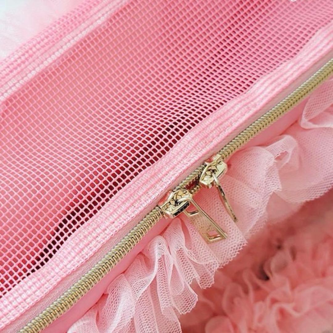 ウーフリンク WOOFLINK HUG ME BAG TULLE ピンク　新品