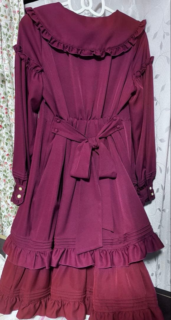 Amavel Romantic Heroine ワンピース　ワインレッド　赤