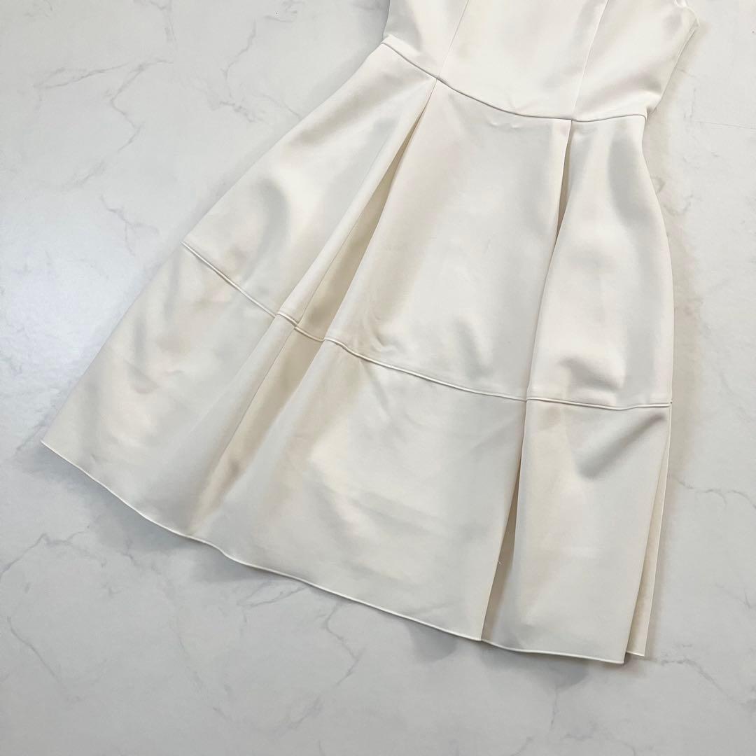 人気　フォクシー バロンドレス Aラインワンピース ホワイト 38