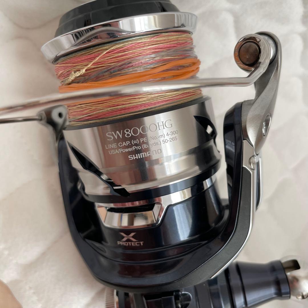 シマノ ツインパワー 21SW8000HG スピニングリール リール