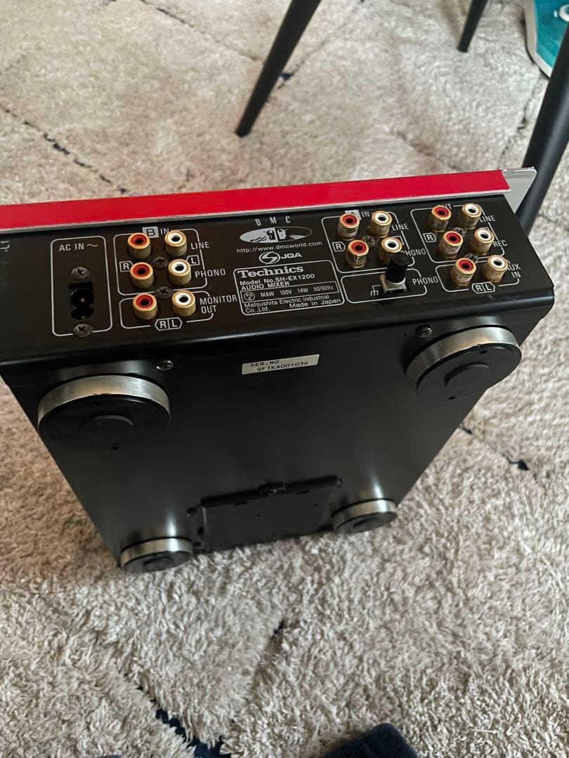 【限定カラー】Technics DJミキサー SH-EX1200 レッド DMC