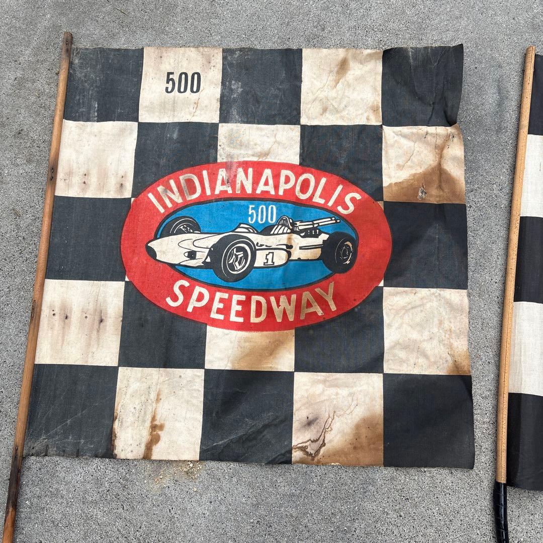 インディアナポリス500 フラッグセット　チェッカーフラッグ　スーベニア