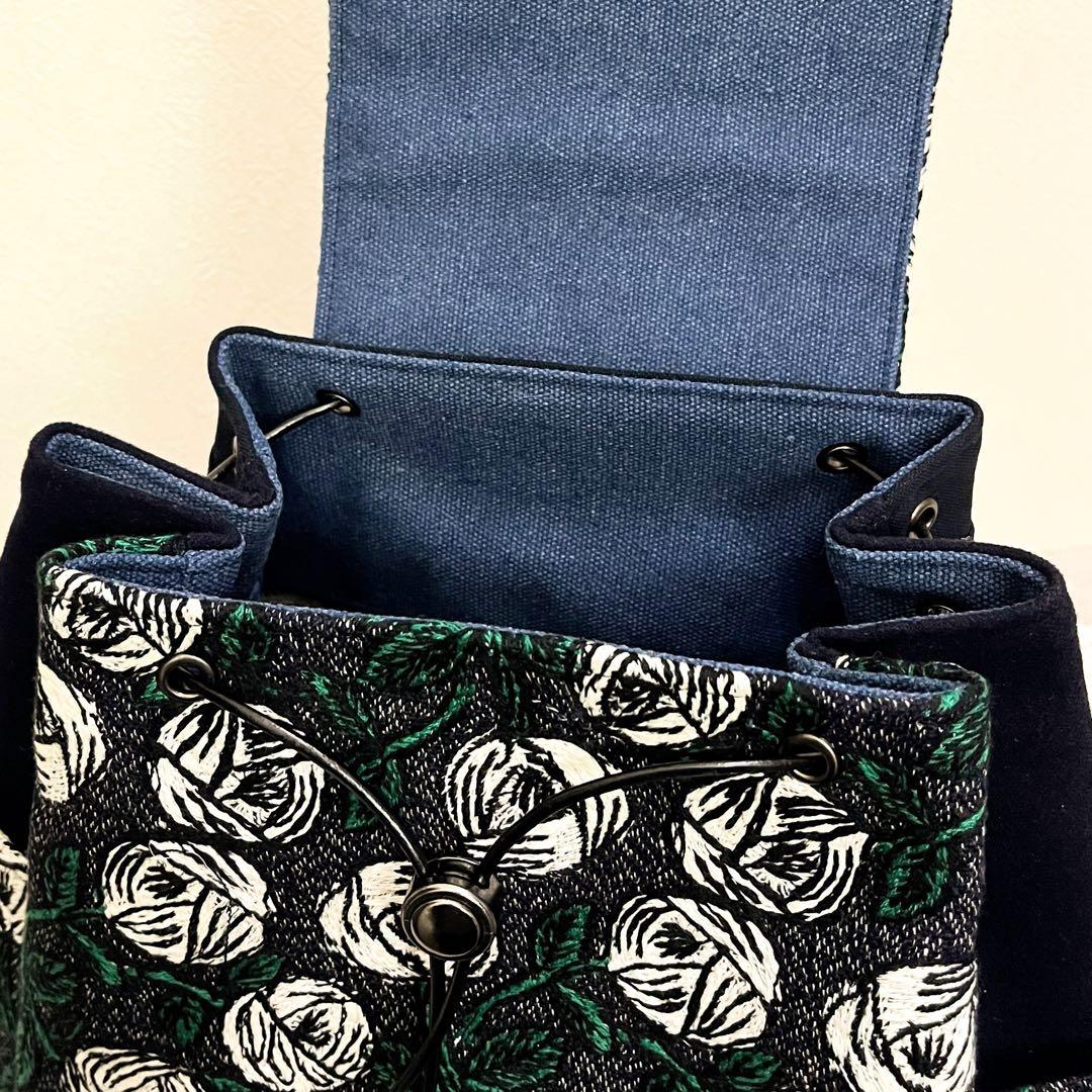 ミナペルホネン　ハンドメイド　リュック