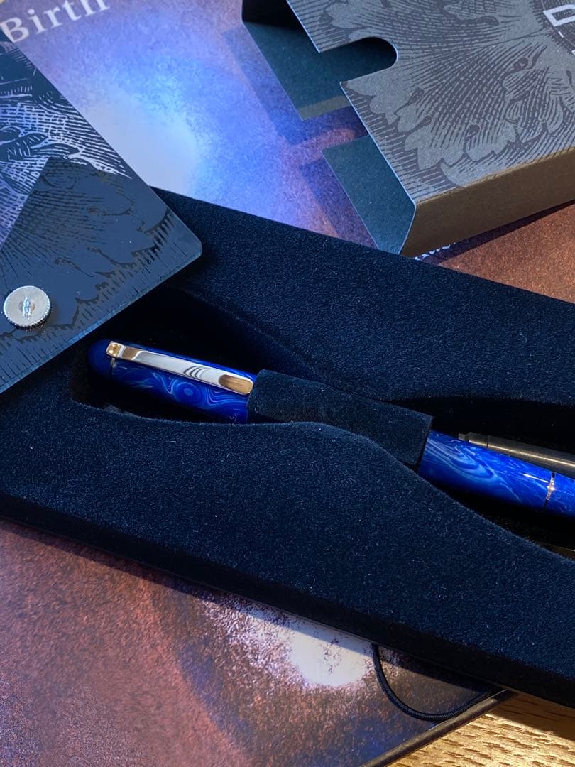 【新品】デルタ 万年筆 ヴィルトゥオーサ DELTA 至極の絶作 マーブルブルー