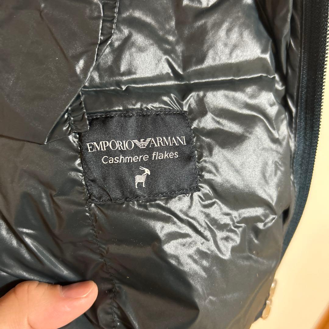 アルマーニ ダークグリーン　ダウンジャケット