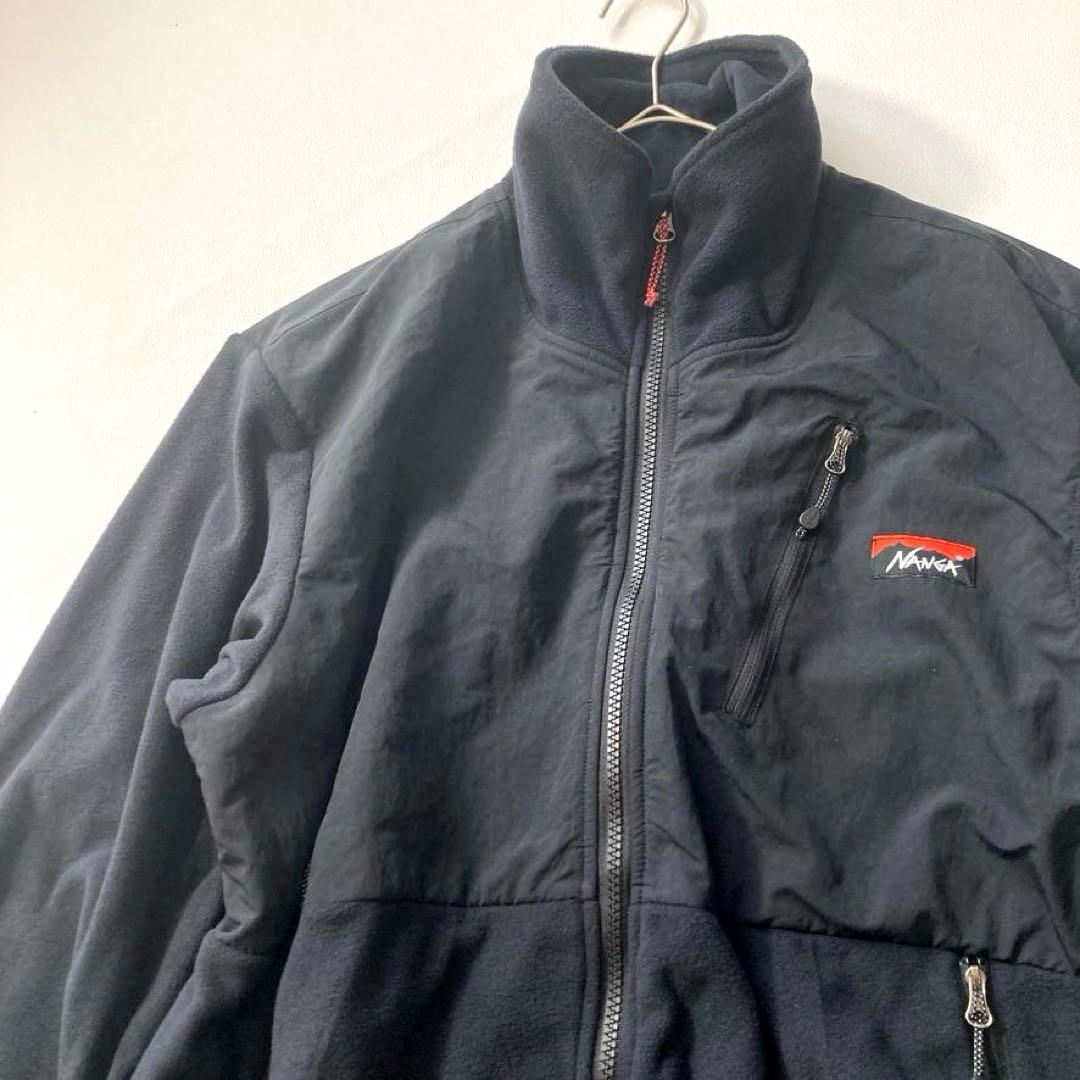 ご*ご様 【美品】NANGA　ポーラテックオールインワン 近年モデル 黒 L ビ