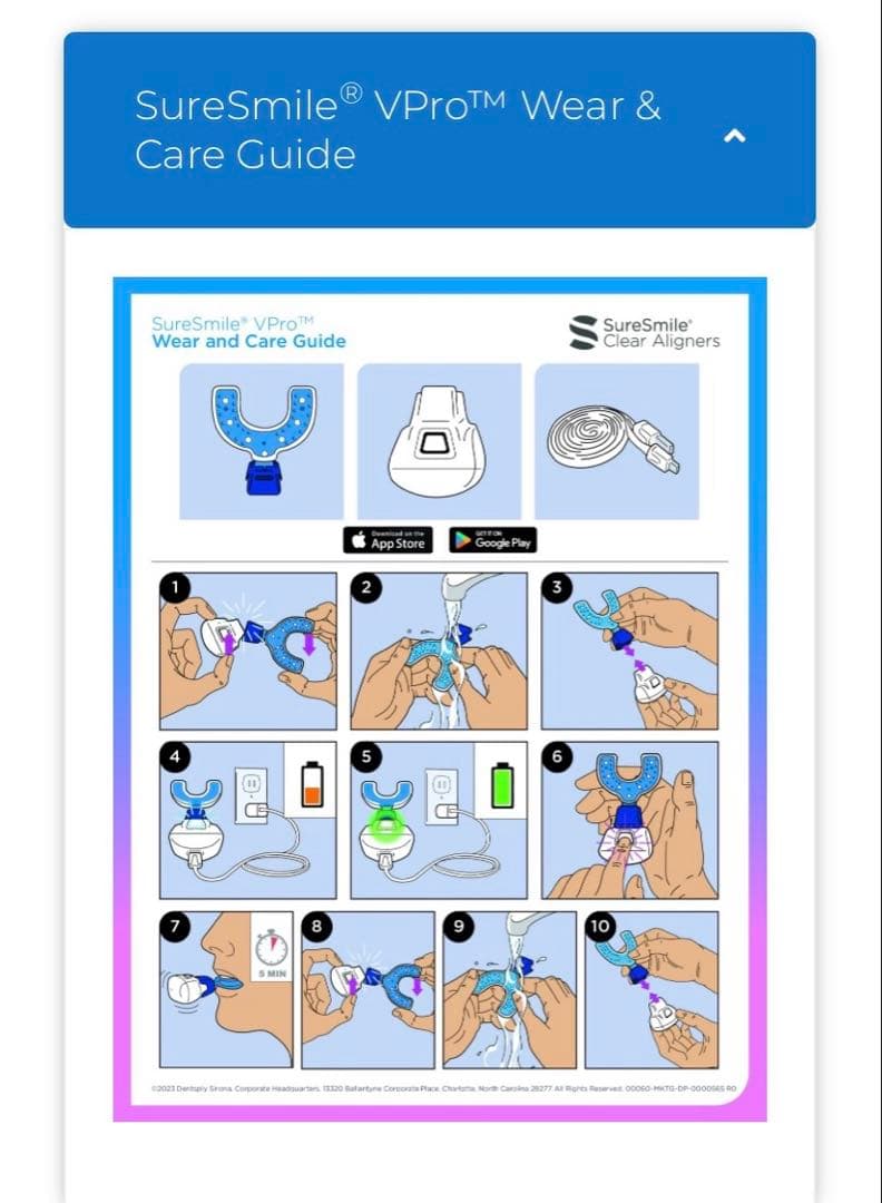 Sure smile Vpro 振動デバイス　⭐️マウスピース用ケース付き⭐️
