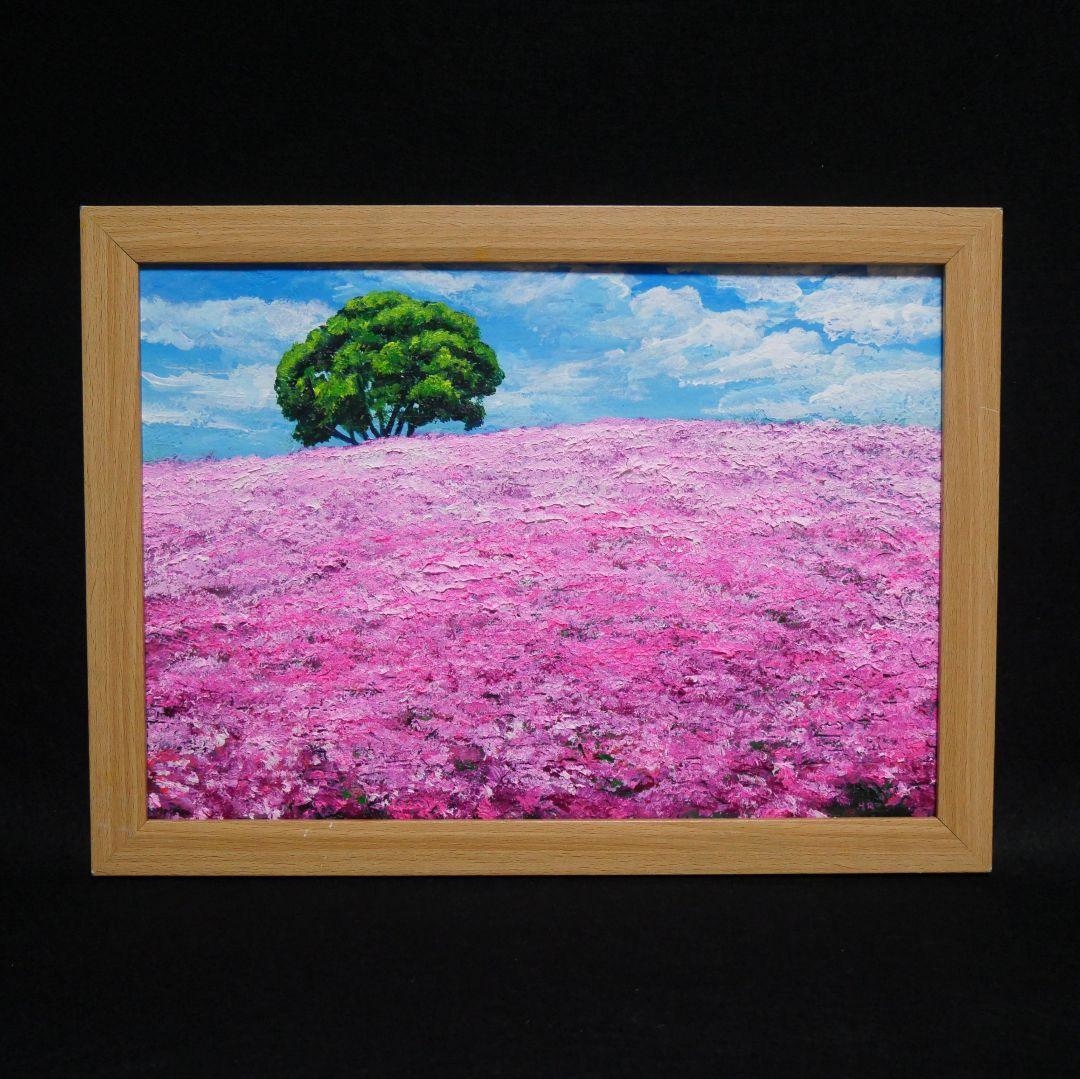 油絵 油彩 油彩画 絵 絵画【桃色吐息】