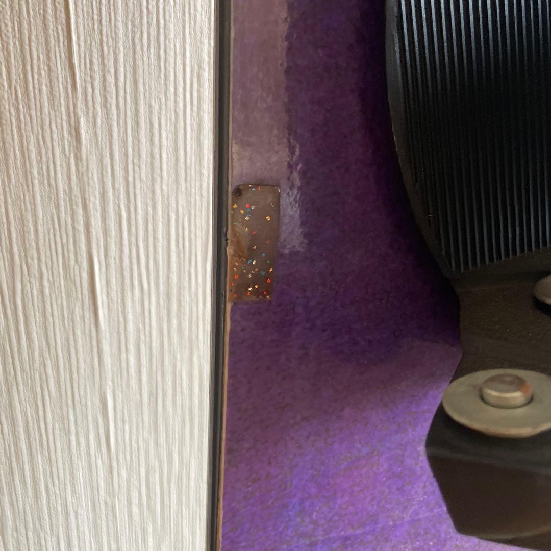 SIMS スノーボード 紫と緑のグラデーション　ビンディングセット