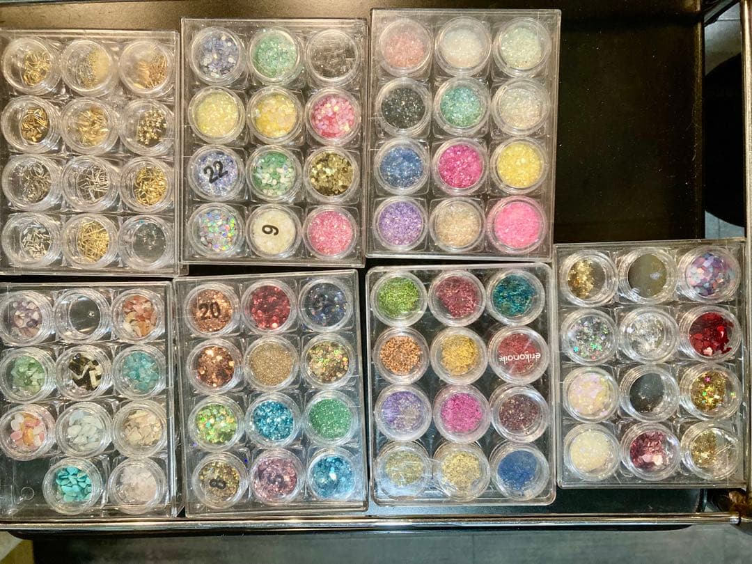 ネイルパーツ　スワロストーン　ファイル色々