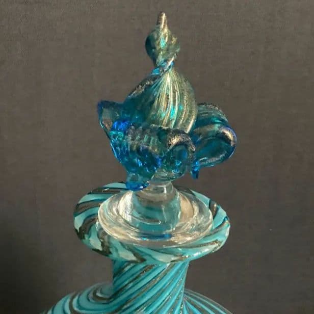 ベネチアンガラス　イタリア　ムラーノガラス　ボトル H26cm