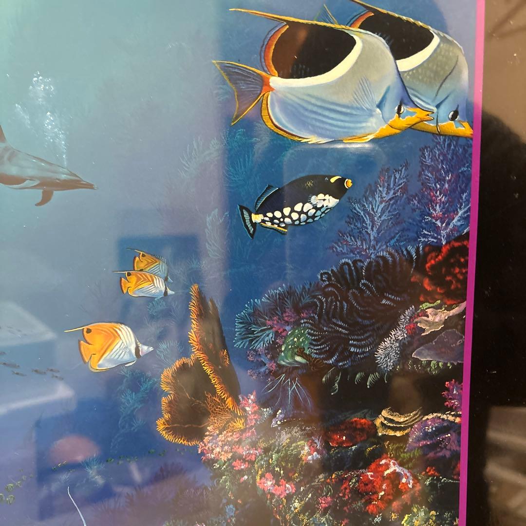 ラッセン　OUR WORLD マウイ　ハワイ　ポスター　額装　アート　絵画