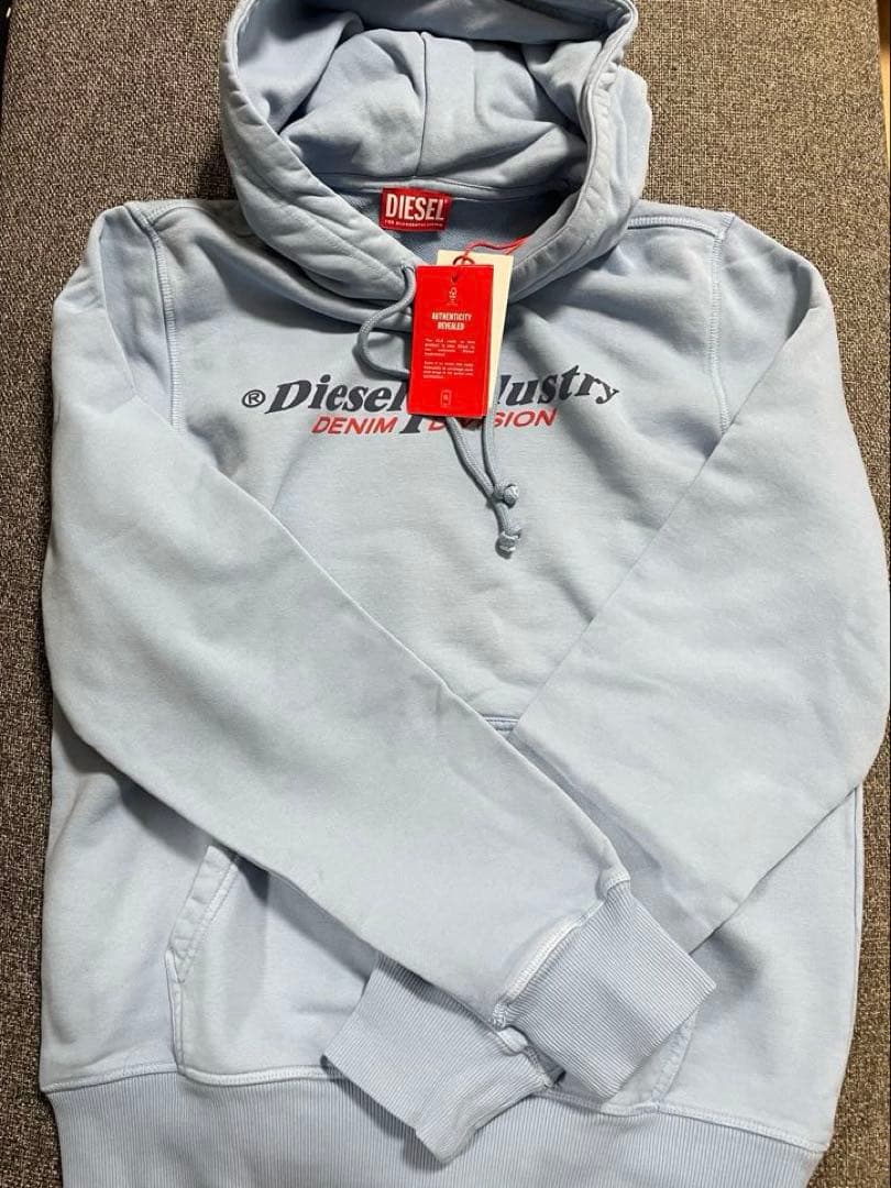 【新品未使用】Diesel フーディー ライトブルー スウェット セットアップ