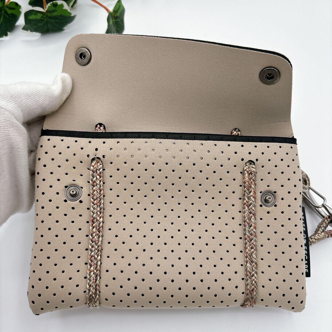 ステイトオブエスケープ　コンパスベルトバッグ ボディバッグ　ベージュ