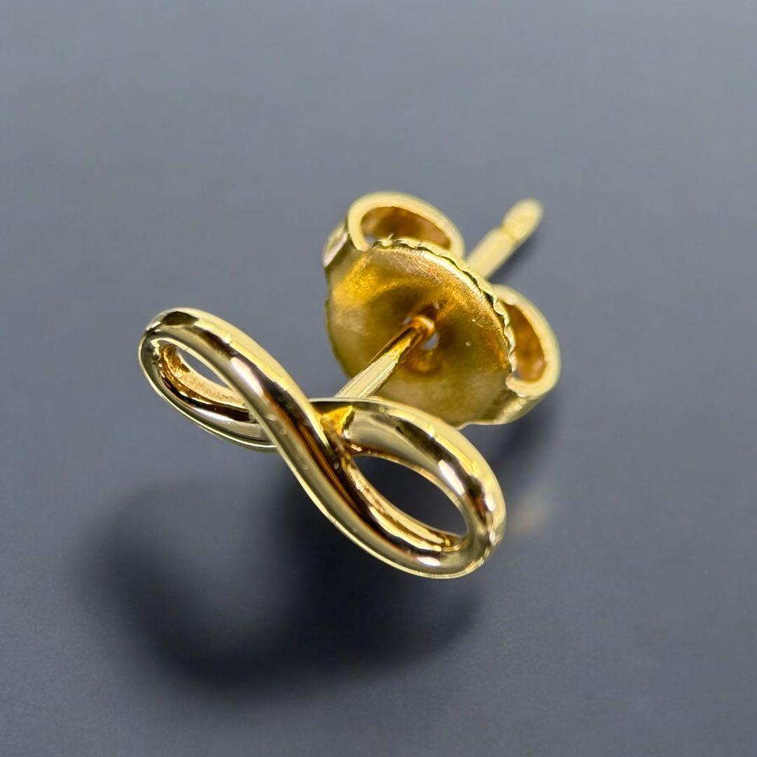 【新品仕上げ済み】ティファニー　インフィニティ　ピアス　750 18K 片耳用