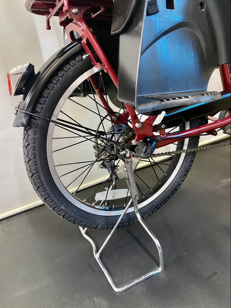 1年保証 送料無料　パナソニック　ギュット　20インチ　赤色　電動アシスト自転車