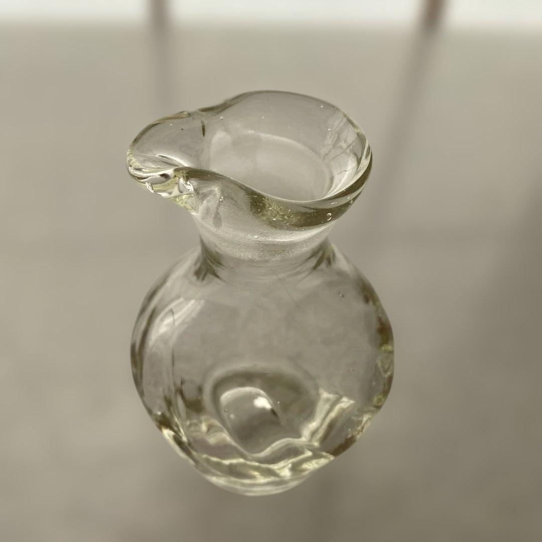 民藝　倉敷ガラス　小谷眞三さん　吹きガラス　醤油差し