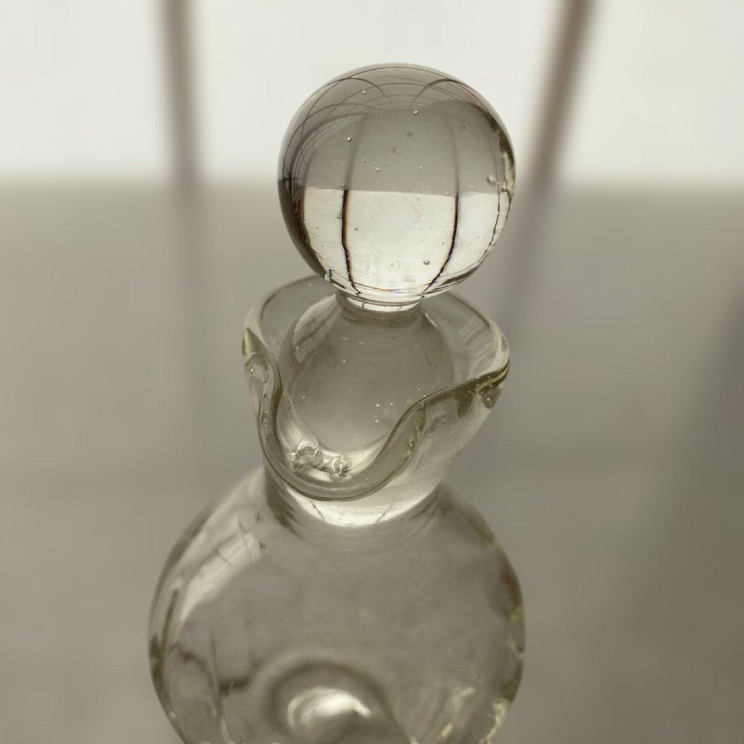 民藝　倉敷ガラス　小谷眞三さん　吹きガラス　醤油差し