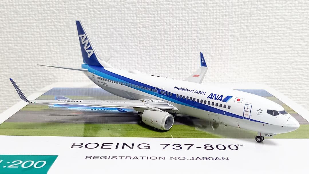 全日空商事製 1/200 ANA B737-800 JA90AN 完成品