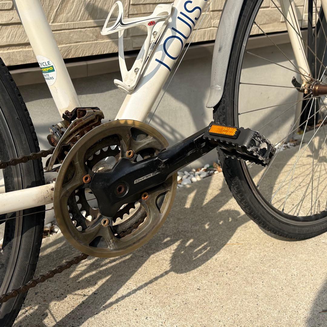 【整備済み】LOUIS GARNEAU ルイガノ クロスバイク 前後キャリア付き