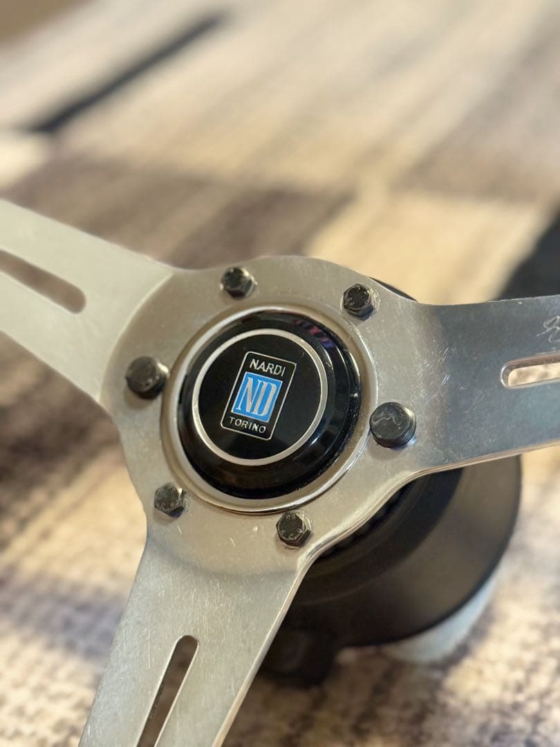 NARDI ナルディ クラシックウッド ポリッシュ 37Φホーンボタン付