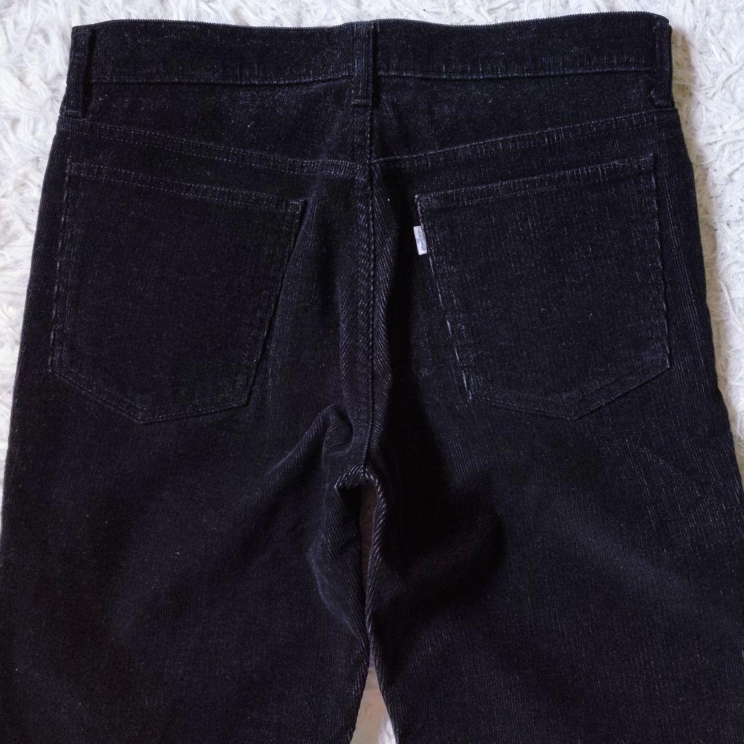 LEVI'S　519-40　W33　コーデュロイ　パンツ　ブラック　日本製