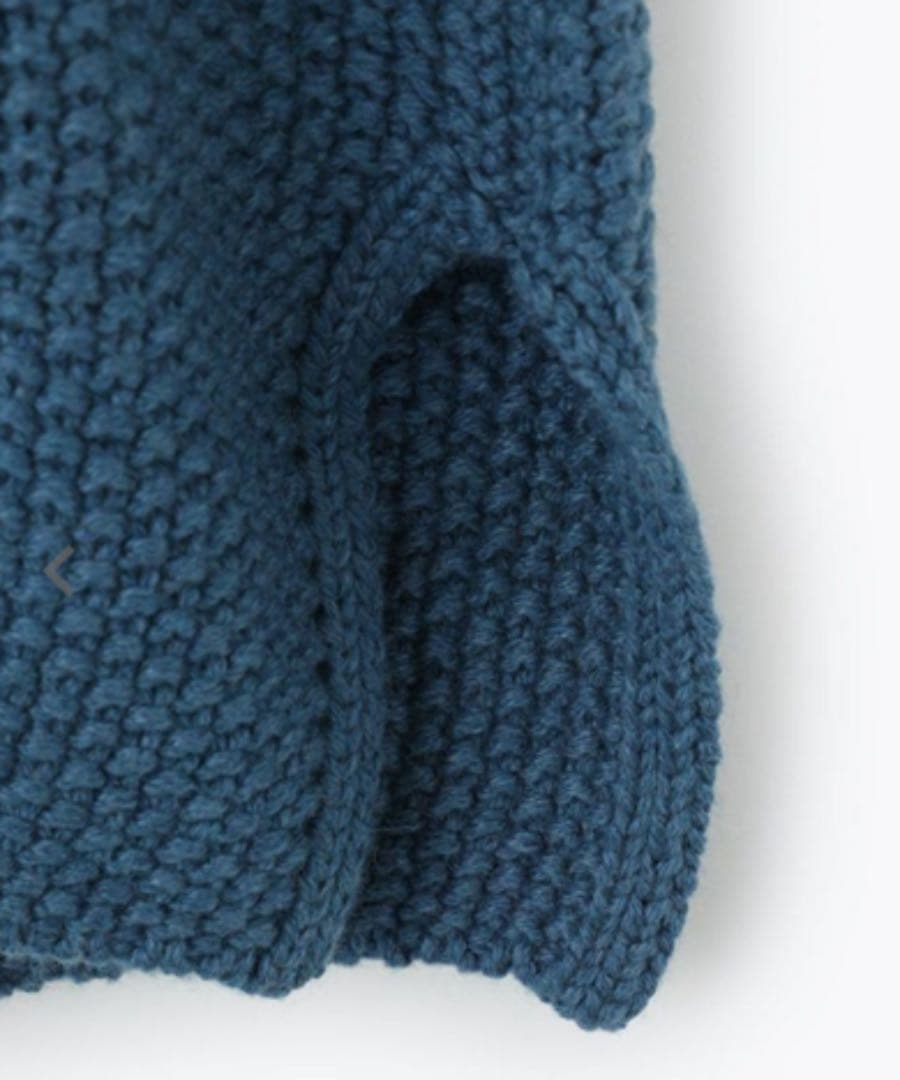 ソソット　鹿の子編み　ニットコート　美品　ナチュラン