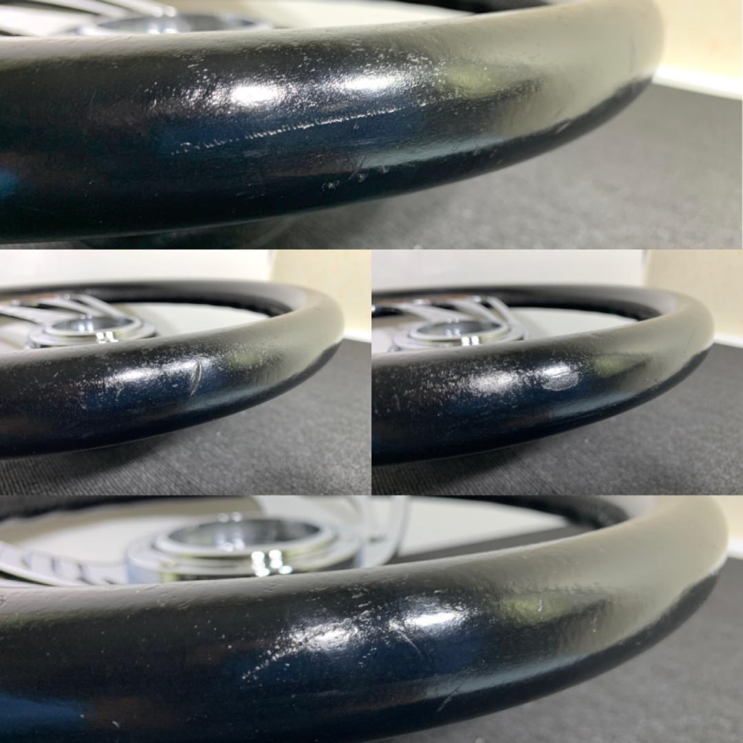 ダンシングスター ビレットステアリング 36パイ レザー 希少 レア 当時物