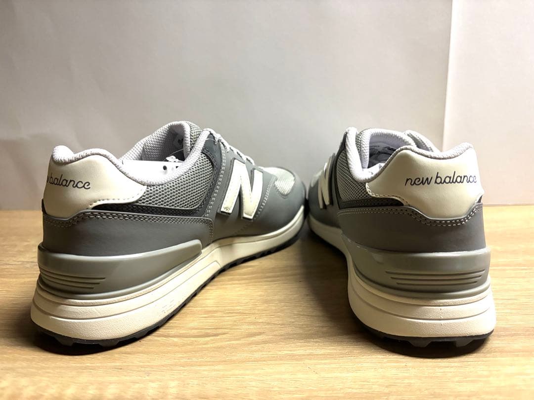 未使用 24cm 2E ニューバランス ゴルフシューズ UGS574C3 グレー