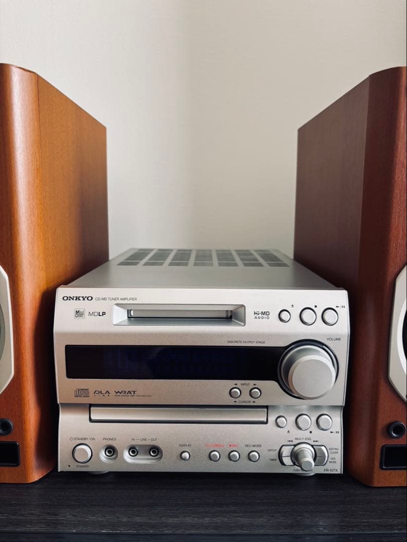 【極美品】ONKYO FR-N7X コンポ CD/MD スピーカー フルセット