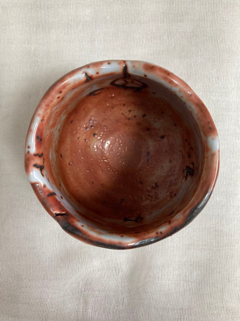 木戸貞昭／赤志野茶碗／B38