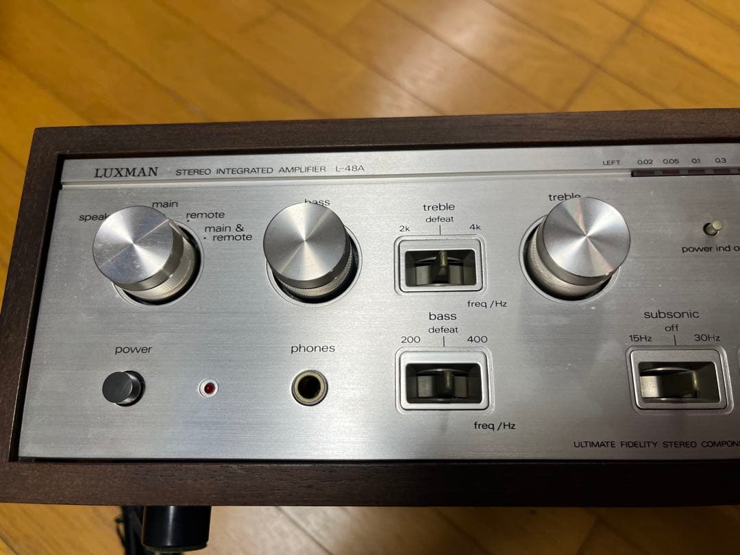 LUXMAN プリメインアンプ L-48Aオーディオ機器