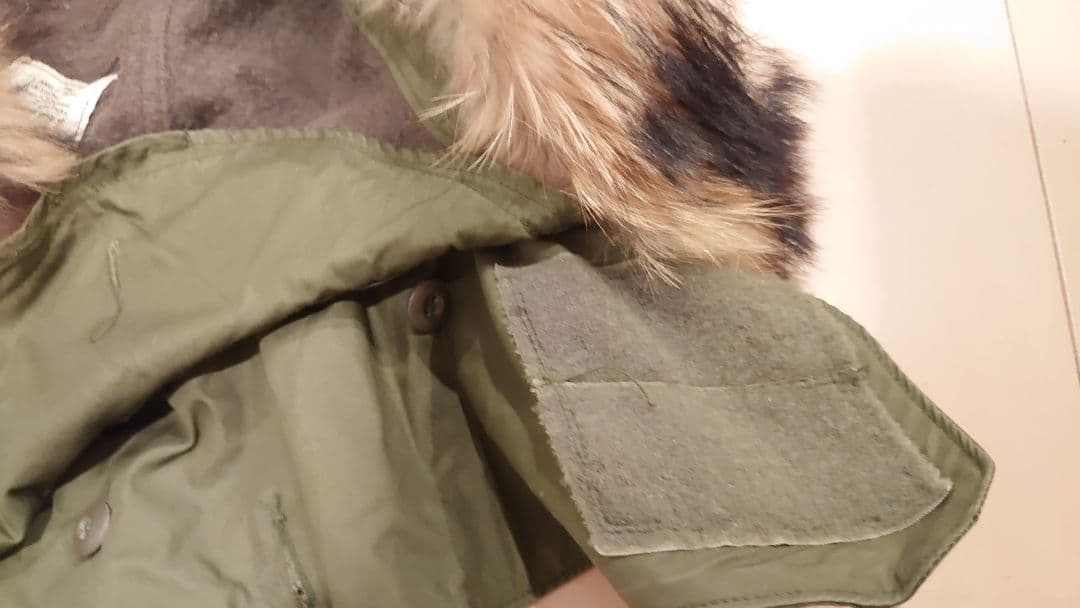 M-65 フィッシュテール用 フード コヨーテファー