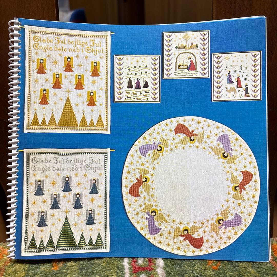 希少　フレメ刺繍　クリスマスクロスステッチ図案集　全79ページ　断捨離