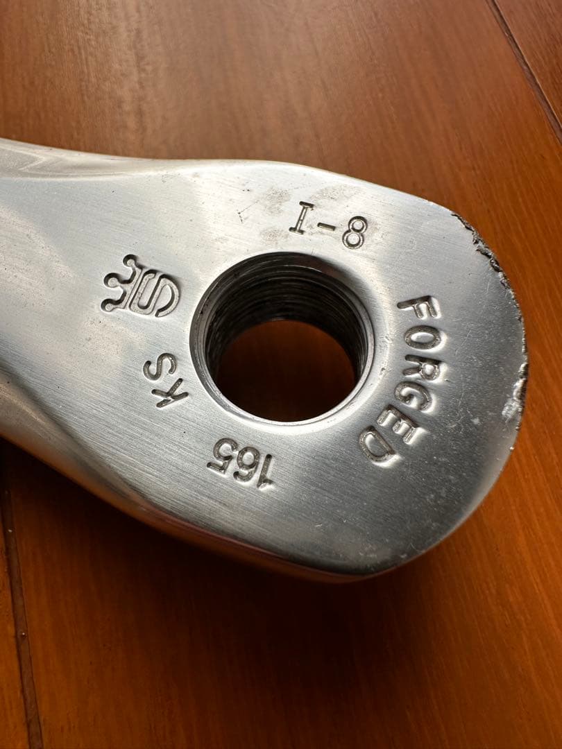 ピスト シングル用 クランク SUGINO RD4 チェーンリング付 165mm