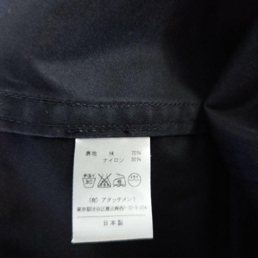 アタッチメント ライナー付きモッズコート黒