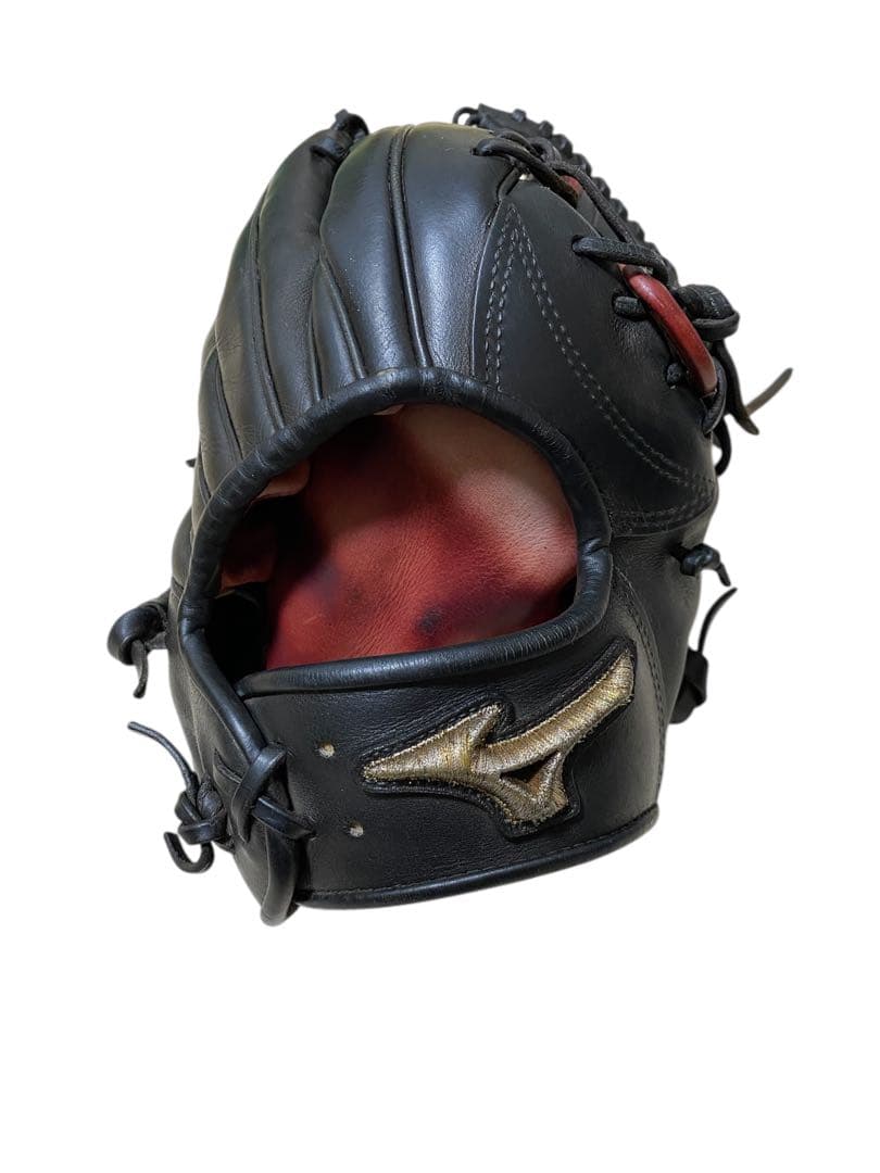 Mizuno pro ミズノプロ　野球　硬式野球グローブ　外野手　ブラックレッド