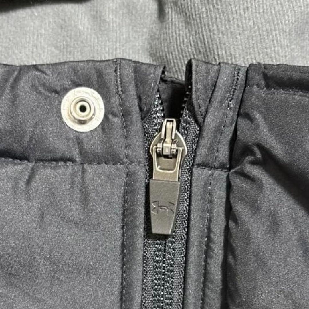 美品✨アンダーアーマー ベンチコート ブラック ロング　LG ロゴ