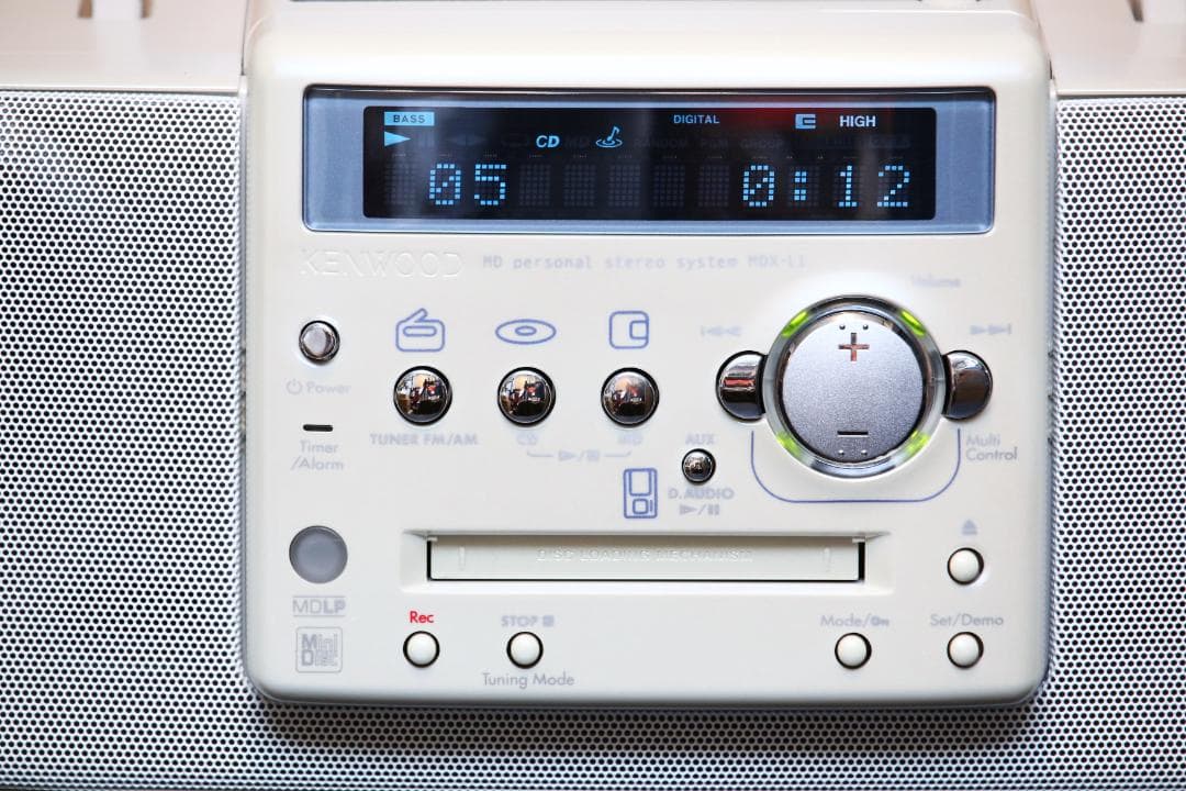 KENWOOD MDX-L1 CD/MD/TUNER コンポ ラジカセ 美品　白